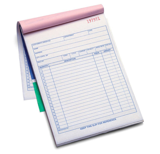 NCR Forms/Invoices/Logs